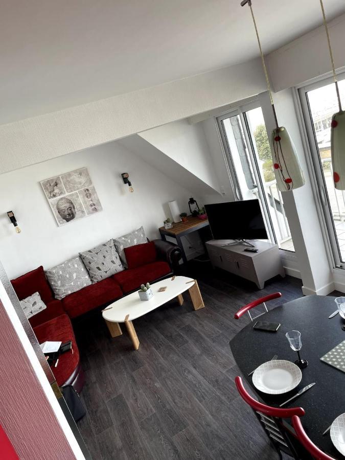 Quiberon appartement vue mer - accès plage Esterno foto